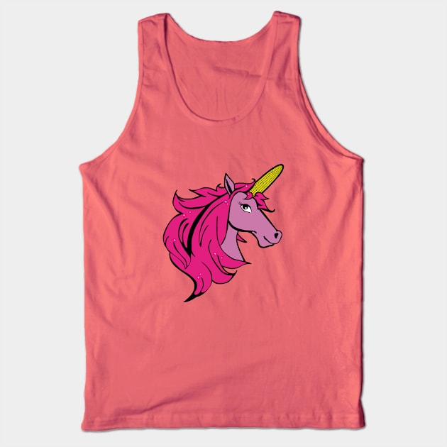 Vegetarian Unicorn Tank Top by rachybattlebot